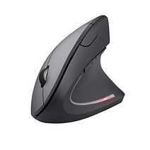 Trust Verto 무선 수직 마우스 무선 인체공학적 마우스 마우스 암/테니스 팔꿈치(RSI 증후군) 방지 800-1600 DPI 오른손잡이 PC 컴퓨터 노트북 Mac용 무선 마우스 - 블랙 -12524, 수수료, 유선 키보드 번들