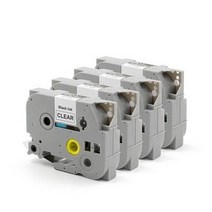 브라더 라벨기 호환 라벨 테이프 라벨지 TZe 6mm 9mm 12mm 18 24 36 mm, TZe-611 노랑바탕/검정문자