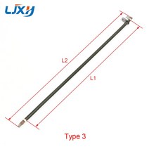 대형히터 ljxh 2 pcs 320325330340350mm 어닐링에 의한 전기 오븐 전기 열 튜브 용 원형 금속 시트가있는 녹색 가열 요소, 220v, l1(320mm) l2(348mm), 유형 3