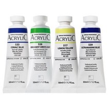 아트박스/호사문구 [신한화구] 전문가용 아크릴물감 50ml 낱색 D형, 595