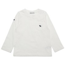 블루독베이비6 (CR) BLUEDOG 티셔츠 4311933001 23SS 남아 여아 백일 돌 티셔츠 봄 간절기 기본티셔츠 베이