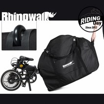 [라이딩데이] 20-22인치 폴딩바이크 휠백- 바퀴 자전거캐리어가방 접이식자전거 RK22, 블랙