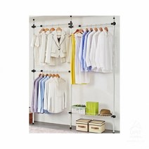 고정식행거 조립식옷장 드레스룸행거 수납식 행거