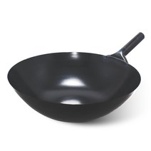 중화요리 철 북경팬 튀김팬 볶음팬, 쇠손잡이36cm, 1개