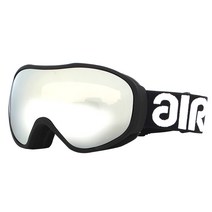 에어워크 성인용 고글 AW-4400, black silver