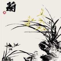 [DIY명화]A42사군자(난초) size 40x50cm