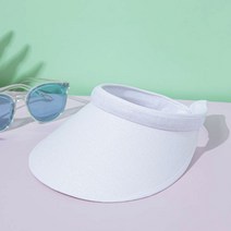 모노 와이드 썬캡(화이트) (여성용) 썬바이저모자