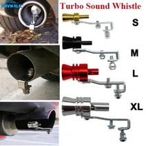 자동차 머플러 마후라 배기구 유니버설 사운드 시뮬레이터 car turbo sound, 골드 xl, 1개