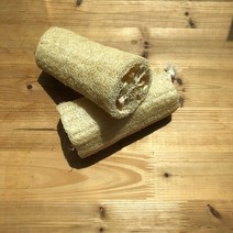 에꼬앙주 천연 통수세미 각질제거 친환경 바디 샤워타올(L) 길이 15cm, 1개, 내추럴, 1개