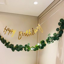 애니데이파티 나뭇잎리프가랜드, 나뭇잎리프가랜드+레터링생일가랜드(실버)