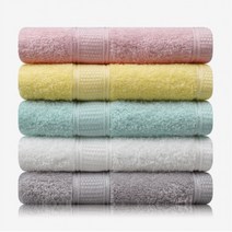 송월타월 아날도바시니 프라임무지 세면타월 120g 20수 면사, 연노랑, 2개