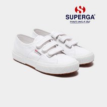 수페르가 [공식판매] 2750 벨크로 스니커즈 WHITE
