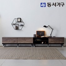 동서가구 소이 벤 2400 선반형 거실장 YNR016, 우드초코
