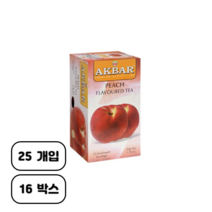 아크바 복숭아향 홍차, 2g, 400개