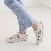 통굽 피셔맨샌들 여름신발 데일리 텐디샌들 캐주얼, 블랙-230