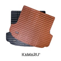 카마루 가죽 트렁크매트 BMW X1 X3 X4 X6 I Series, 브라운, X1-F48(16~현재)2열접이시트O