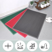 현관발매트 입구발판 현관발판 출입구 식당 가게 레인 60x90, 레드