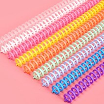 셀프 스프링 제본링 10mm DD-10179 제본기 중철 책 소량 와이어, 블랙