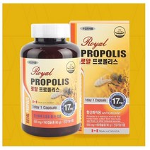 로얄프로폴리스 500mg x 180캡슐 6개월분, 단품, 단품