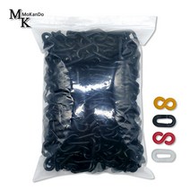 모칸도 주차체인 6미리체인12미터 체인고리4개 플라스틱체인, 4개, 블랙