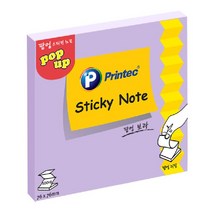 프린텍 팝업 디스펜서용 리필 100매 보라