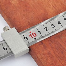 스틸 눈금자 목공 각도 스크라이버 황동 로케이터 위치 지정 블록 제한 눈금자 게이지 목공 측정 도구 dropshiping, 39mm, 탄소강