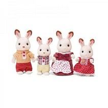 실바니안패밀리 토끼 가족 인형 피규어 4인 세트, Hopscotch Rabbit Family