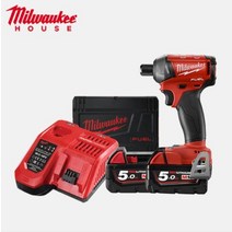 TDG651571[밀워키] 밀워키 18V 오일펄스 임팩트드라이버 충전전동 M18 FQID FQID-502X [5.0Ah배터리]