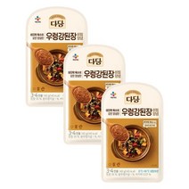 CJ 다담 우렁강된장 비빔 양념 된장찌개 집된장 홈쿡 장 140g 3개 1세트, 17세트
