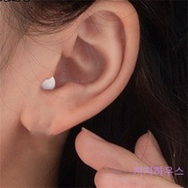 안보이는 블루투스 이어폰 초소형 미니 일할때 헤드셋 Zuhty 증정, 화이트