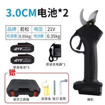고급 가지 전정 전동전지가위 충전식, 와카마쓰 블랙 3cm 2전기 1충전