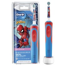(전동) 오랄비 스테이지스 파워 키즈 전동칫솔 스파이더맨 + 리필모 2입, 스파이더맨+리필모4입 Q049 Q04
