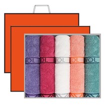 [송월타월] 송월베이직 에스닉 수건세트(세면5종+박스포장), 송월베이직 에스닉 5종+박스포장, 1set