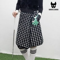 골프 방한 치마 담요 스커트 멀티 무릎담요 망토 캠핑 블랭킷 파크골프 사무실 학교, 골프 담요치마 패턴블랙