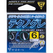 가마가츠 테크노구레 펄화이트 낚시바늘