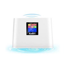 KuWFi 모바일 WiFi 핫스팟 SIM 카드 슬롯 LCD 디스플레이 4G LTE 라우터 RJ45 T-Mobile AT T 지원 10대의 장치까지 무선 연결 150Mbps
