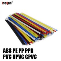 용접봉 알루미늄 co2 모재 플라스틱 ABS PP PE PPR PVC UPVC CPVC 1m 길이 2 개, Black 1m 2pcs