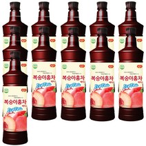광야식품 복숭아홍차 베이스 아이스티 970ml, 11개