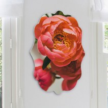 pi138-폼아크릴액자38CmX58Cm엔틱A_복을부르는모란꽃