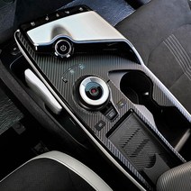 (차데코)EV6 엠블럼 스티커 홀로그램 카본 신차 튜닝 용품