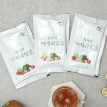 6가지 야채과일즙 30포 60포 120포 채소즙 야채수, 푸띠 야채과일즙 100ML 60포