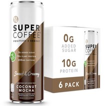 Kitu Super Coffee Keto Protein Coffee 키투 슈퍼 커피 케토 프로틴 커피 코코넛 모카 325ml 6팩