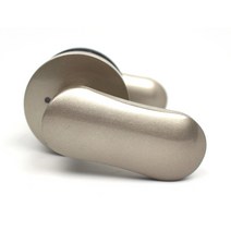 문고리 10 앙팡 그레이 욕실손잡이 버튼형 방문손잡이, 1개