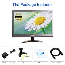 서브모니터 노트북 보조 듀얼 게이밍 플스 포터블 휴대용 모니터 13.3 인치 1366x768 pc 게임 모니터 hdmi lcd 모니터 ps4 raspberry pi 155, 협력사, 13.3인치 1366x768