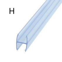 abs도어 4 12mm 목욕 샤워 스크린 씰 스트립 유리 씰 갭 창 웨더 스트립 씰링, h, 1-1pc는 50cm입니다