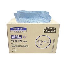 킴테크 와이퍼 대형 200매 42023 산업용와이퍼, 단품