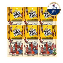 [KT알파쇼핑][사조대림] 365.24 미니 살라미 40g x6개 오리지널/블랙페퍼, 오리지널40gx3개+블랙페퍼40gx3개{C}