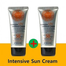 코랜스-인텐시브 UV 선블럭 선크림 70ml x2개 .자외선차단/메이크업.베이스겸용-사은품증정, 2개