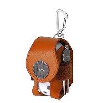 Zesty 골프 볼 케이스 2 기능성 플레이어 파우치 그린 포크 마커, 일반형, 카멜, 1개