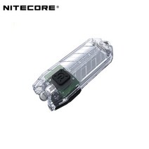 NITECORE 튜브 V2.0 U 극 램프 키 체인 빛 45 루멘 USB 충전식 EDC 포켓 손전등, 01 Only Light, 04 Gray